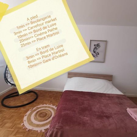 Chambre cocooning tout confort Saint Marceau Orléans Extérieur photo